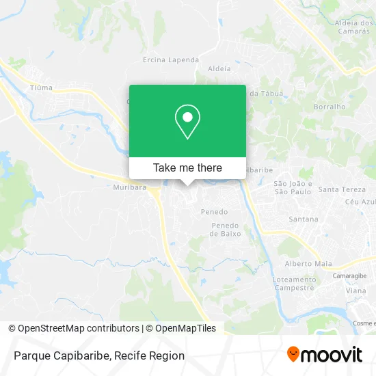 Parque Capibaribe map