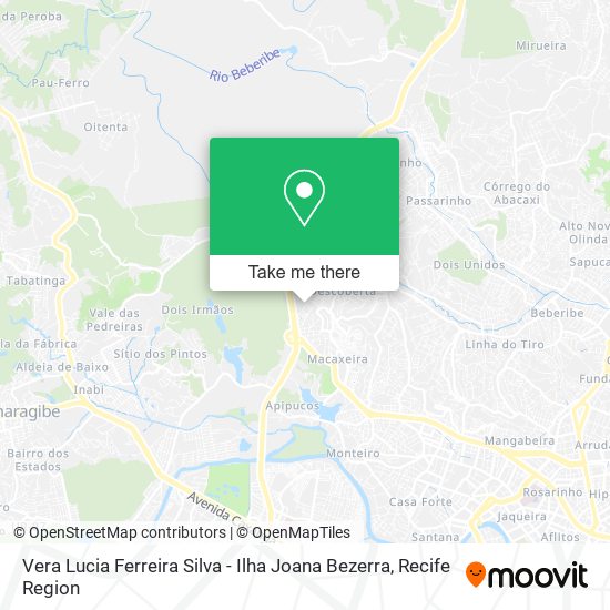 Vera Lucia Ferreira Silva - Ilha Joana Bezerra map
