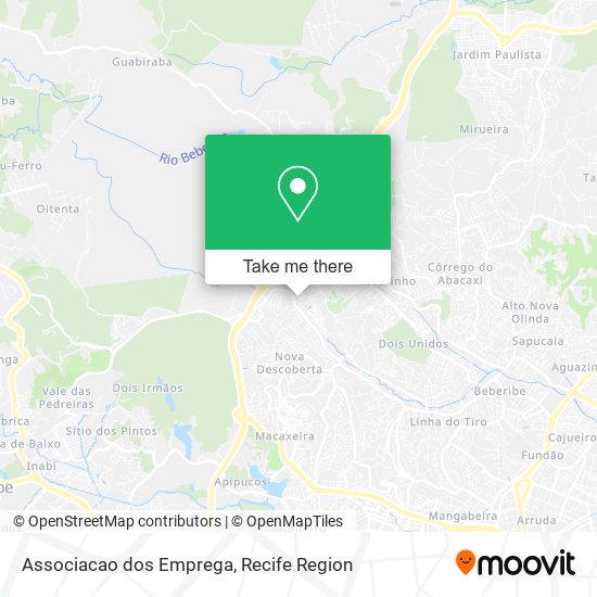 Associacao dos Emprega map