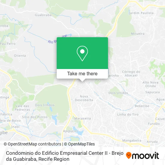 Condominio do Edificio Empresarial Center II - Brejo da Guabiraba map
