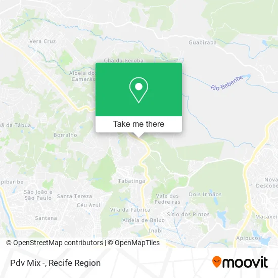 Pdv Mix - map
