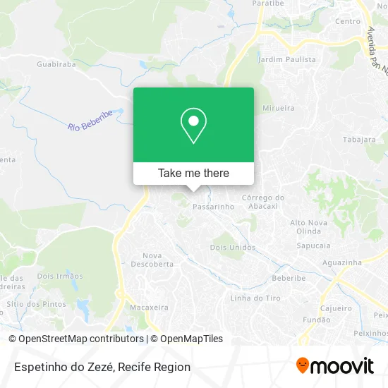 Espetinho do Zezé map