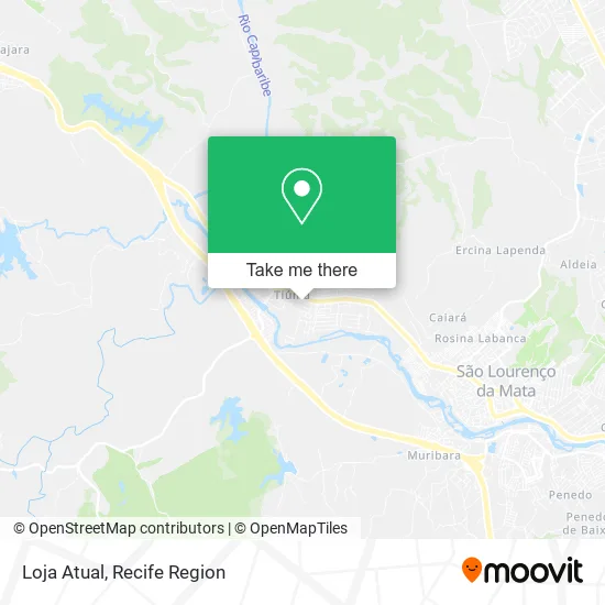 Loja Atual map