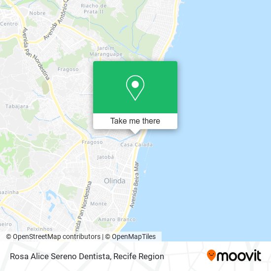 Rosa Alice Sereno Dentista map