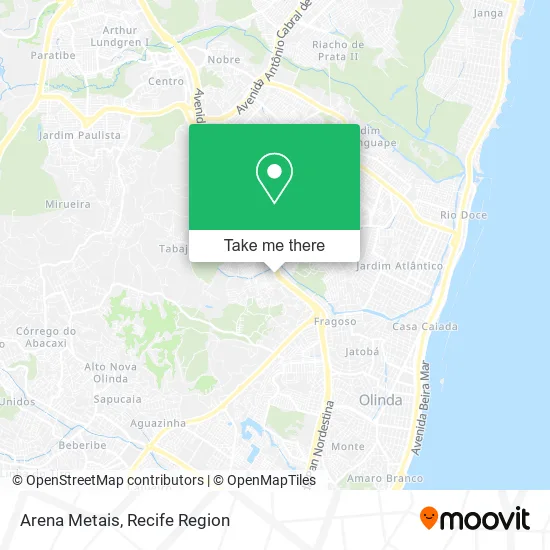 Arena Metais map