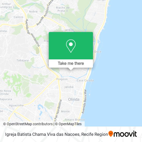 Igreja Batista Chama Viva das Nacoes map