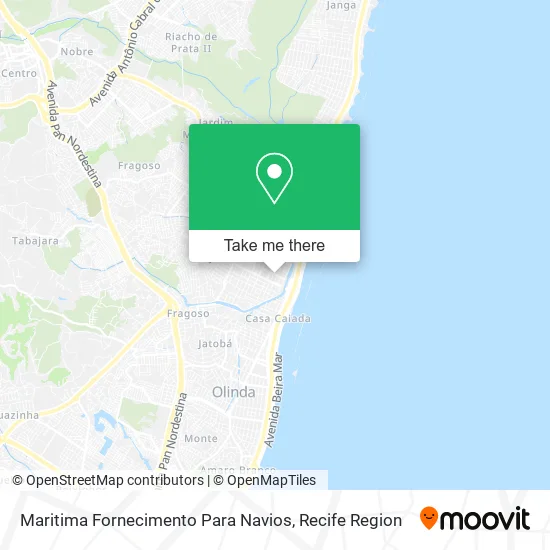 Maritima Fornecimento Para Navios map