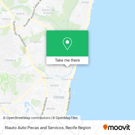 Riauto Auto Pecas and Servicos map