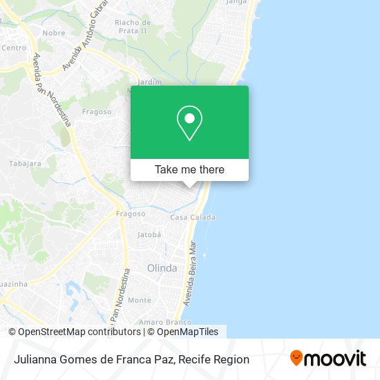 Julianna Gomes de Franca Paz map
