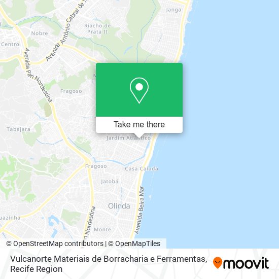 Vulcanorte Materiais de Borracharia e Ferramentas map