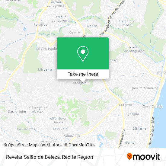 Revelar Salão de Beleza map
