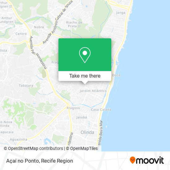 Açaí no Ponto map