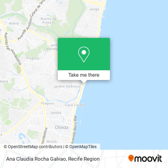 Ana Claudia Rocha Galvao map