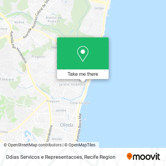 Ddias Servicos e Representacoes map