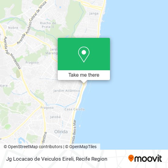 Jg Locacao de Veiculos Eireli map