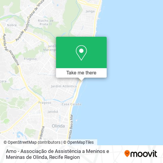 Mapa Amo - Associação de Assistência a Meninos e Meninas de Olinda