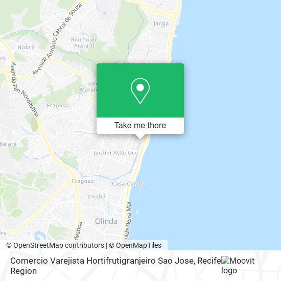 Comercio Varejista Hortifrutigranjeiro Sao Jose map