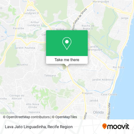 Lava Jato Linguadinha map