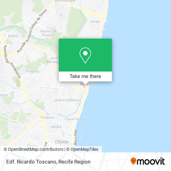 Edf. Ricardo Toscano map