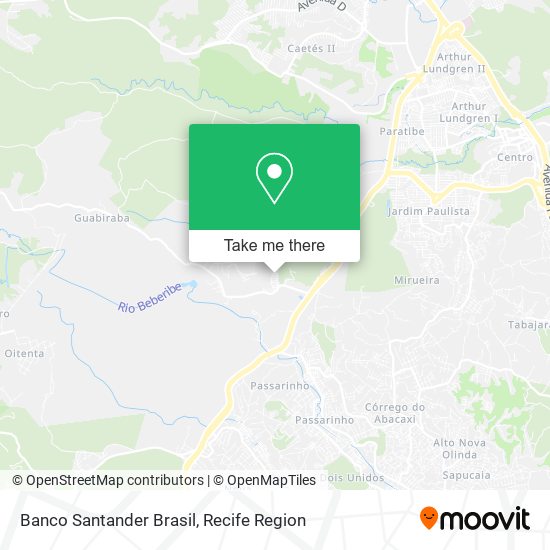 Banco Santander Brasil map