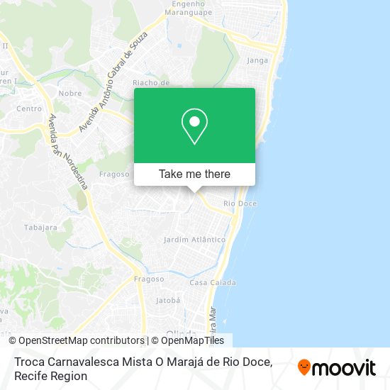Troca Carnavalesca Mista O Marajá de Rio Doce map