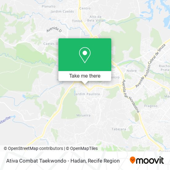Ativa Combat Taekwondo - Hadan map