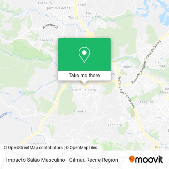 Impacto Salão Masculino - Gilmar map