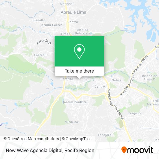 New Wave Agência Digital map