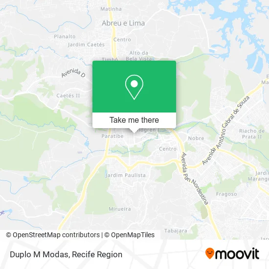 Mapa Duplo M Modas