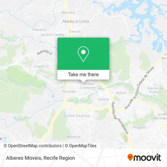 Alberes Moveis map