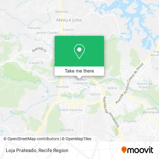 Loja Prateado map