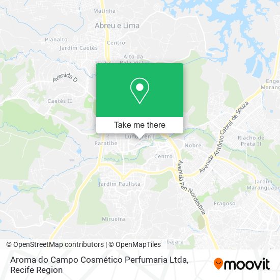 Aroma do Campo Cosmético Perfumaria Ltda map