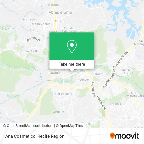 Ana Cosmetico map