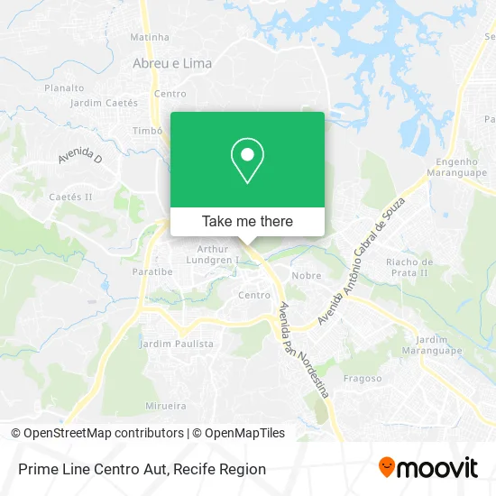 Prime Line Centro Aut map