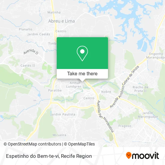 Espetinho do Bem-te-vi map
