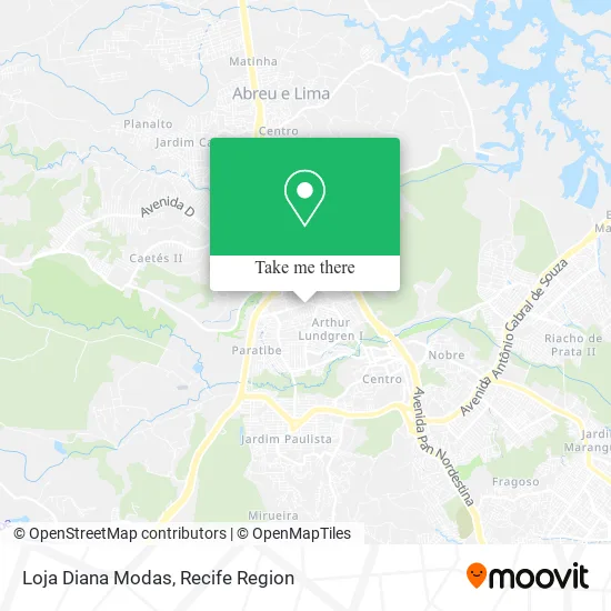 Loja Diana Modas map