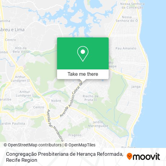 Congregação Presbiteriana de Herança Reformada map