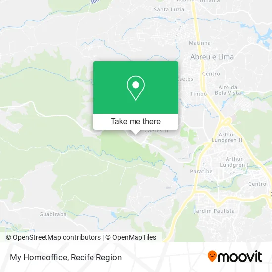 My Homeoffice map