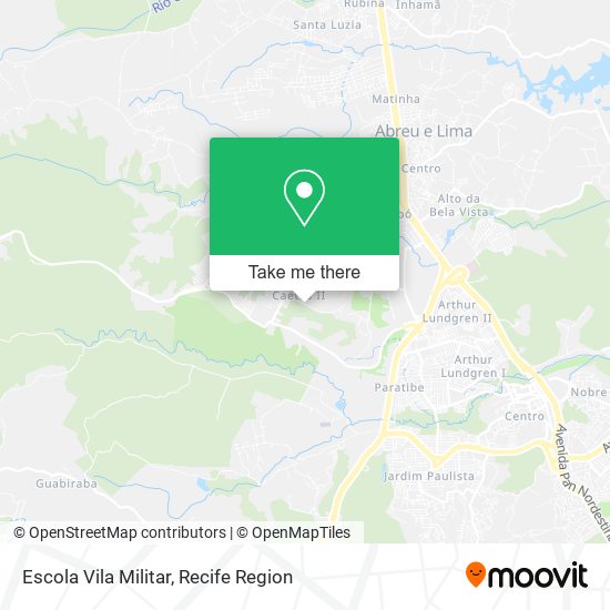 Escola Vila Militar map