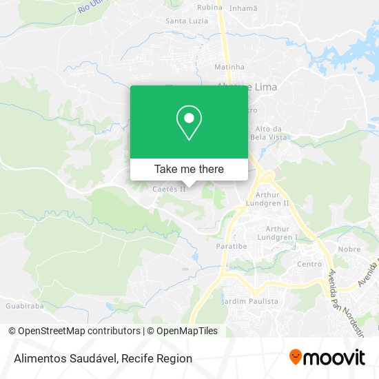 Alimentos Saudável map