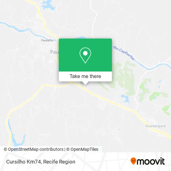 Cursilho Km74 map