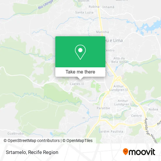 Srtamelo map