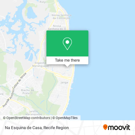 Na Esquina de Casa map