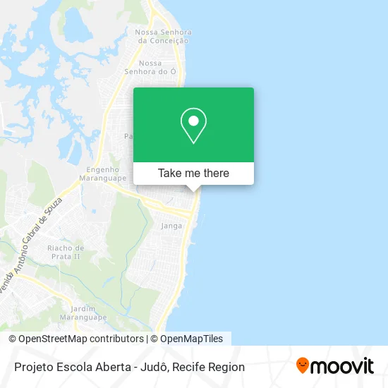 Projeto Escola Aberta - Judô map