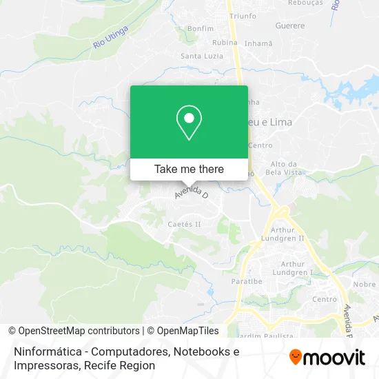 Ninformática - Computadores, Notebooks e Impressoras map