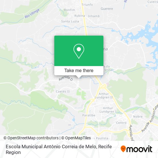 Escola Municipal Antônio Correia de Melo map