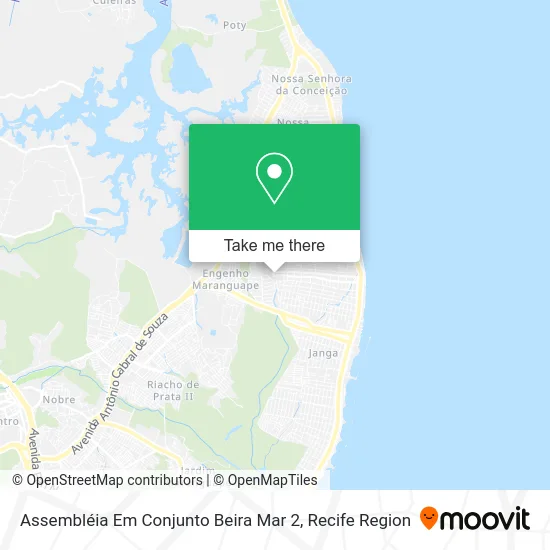 Assembléia Em Conjunto Beira Mar 2 map