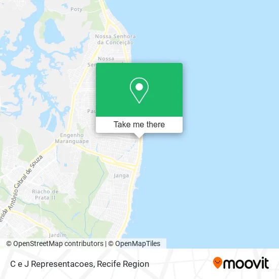 C e J Representacoes map