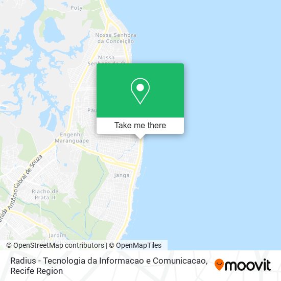 Radius - Tecnologia da Informacao e Comunicacao map