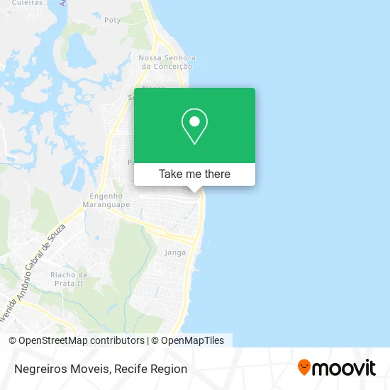 Negreiros Moveis map